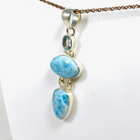 Larimar Multi Stone Pendant KPGJ4171 - Nature's Magick