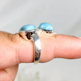 Larimar Multi Stone Ring Size 6 KRGJ3091 - Nature's Magick