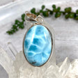 Larimar oval pendant KPGJ2818 - Nature's Magick