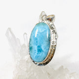 Larimar Oval Pendant KPGJ4170 - Nature's Magick