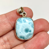 Larimar Rectangular Cabochon Pendant CP500-LAR