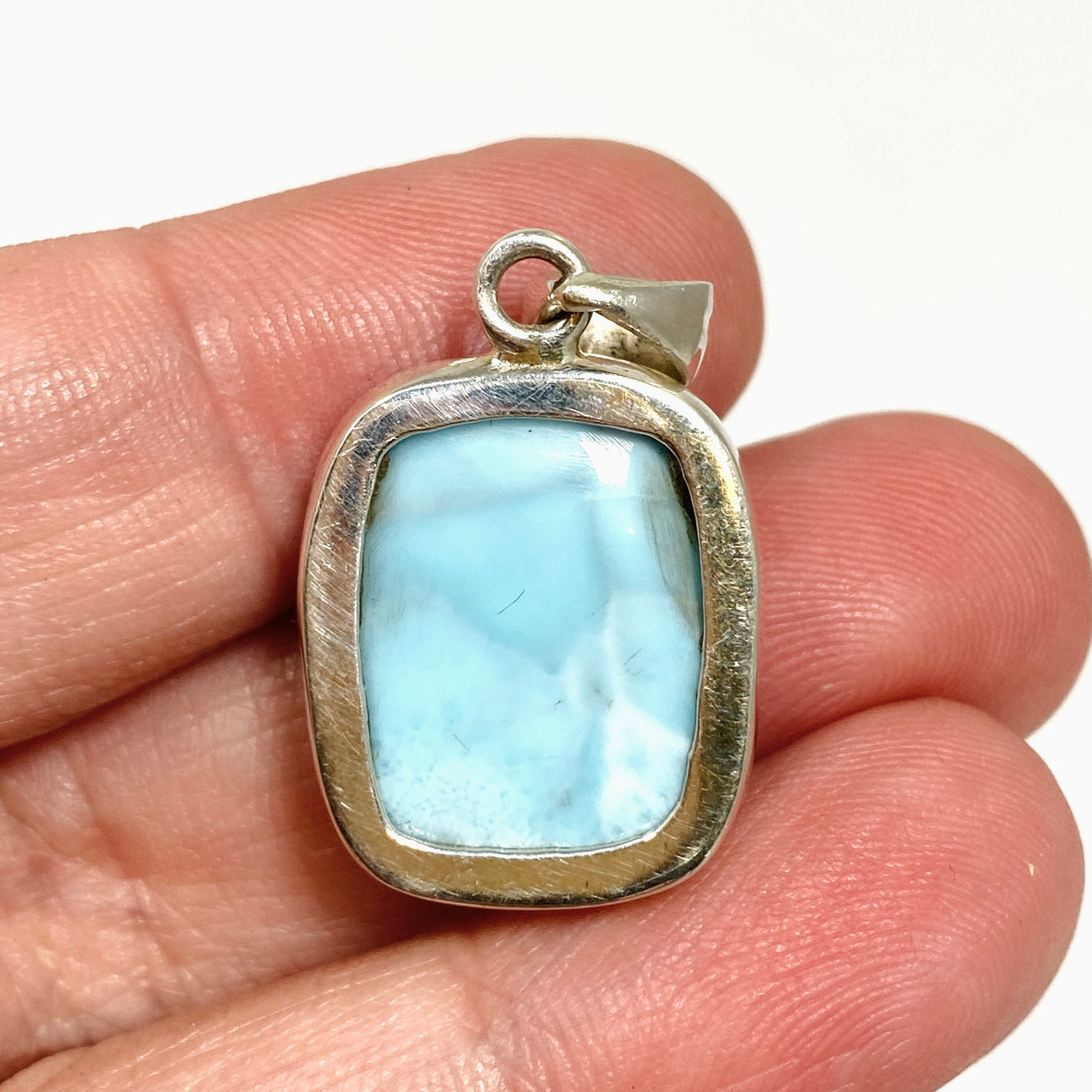 Larimar Rectangular Cabochon Pendant CP500-LAR
