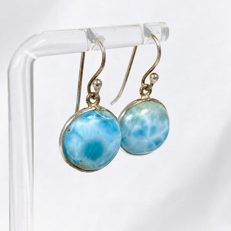 Larimar Round Earrings KEGJ995 - Nature's Magick