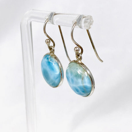 Larimar Round Earrings KEGJ995 - Nature's Magick