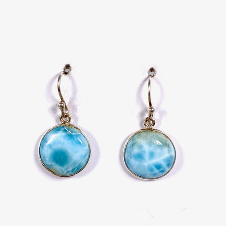 Larimar Round Earrings KEGJ995 - Nature's Magick