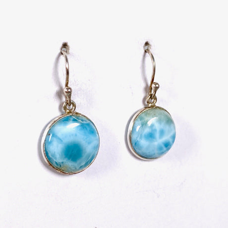 Larimar Round Earrings KEGJ995 - Nature's Magick