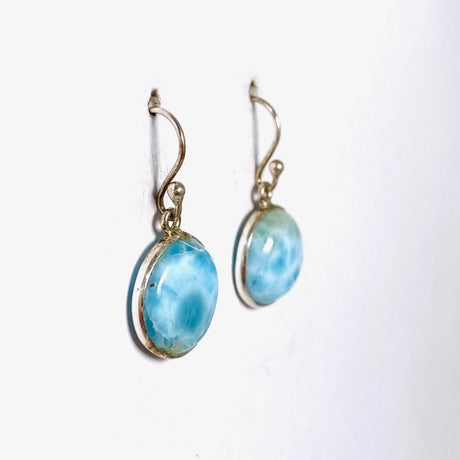 Larimar Round Earrings KEGJ995 - Nature's Magick