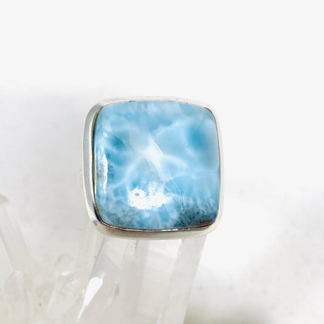 Larimar Square Ring Size 10 KRGJ3090 - Nature's Magick