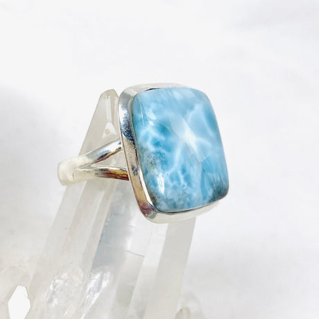 Larimar Square Ring Size 10 KRGJ3090 - Nature's Magick