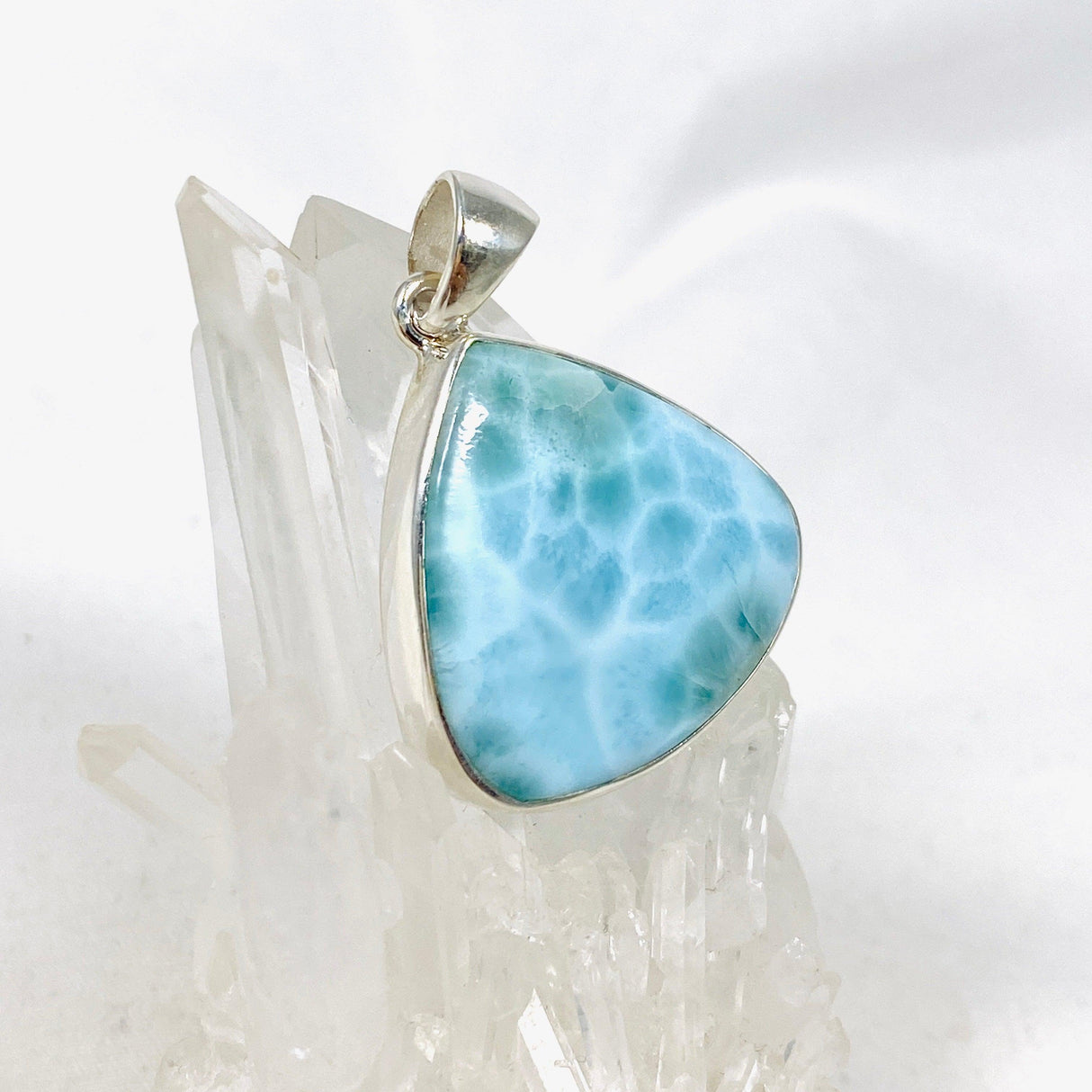 Larimar Teardrop Pendant KPGJ4162 - Nature's Magick