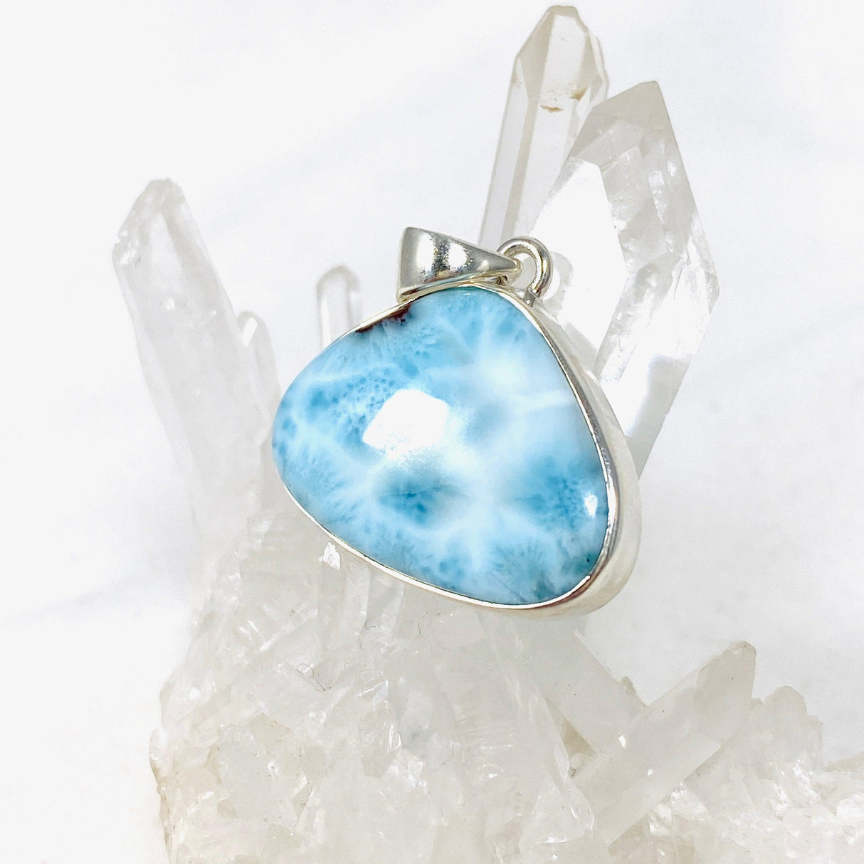 Larimar Teardrop Pendant KPGJ4163 - Nature's Magick