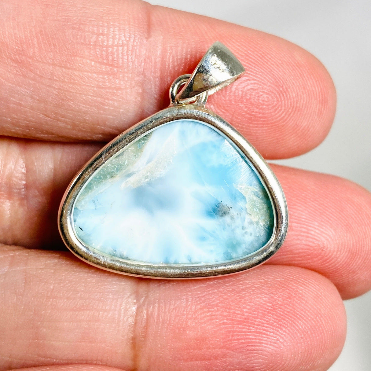 Larimar Teardrop Pendant KPGJ4163 - Nature's Magick