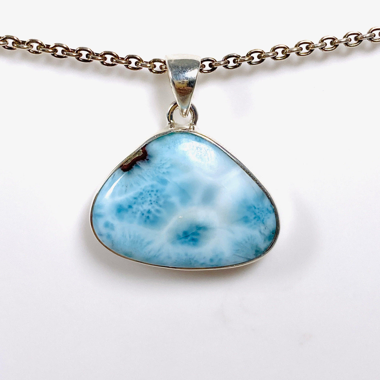 Larimar Teardrop Pendant KPGJ4163 - Nature's Magick