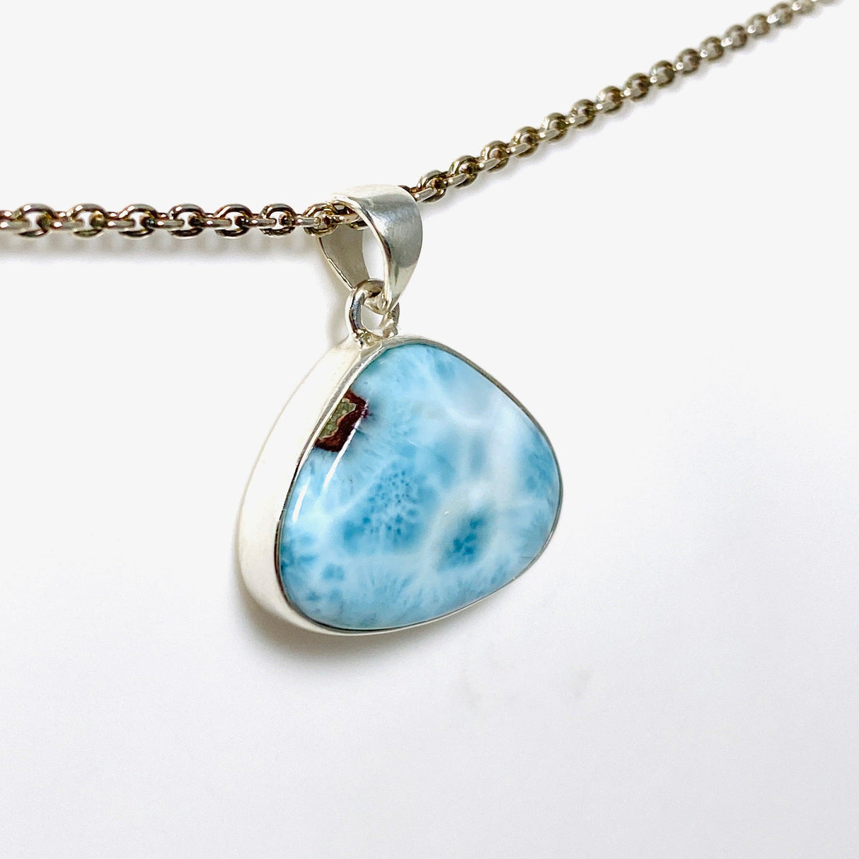 Larimar Teardrop Pendant KPGJ4163 - Nature's Magick