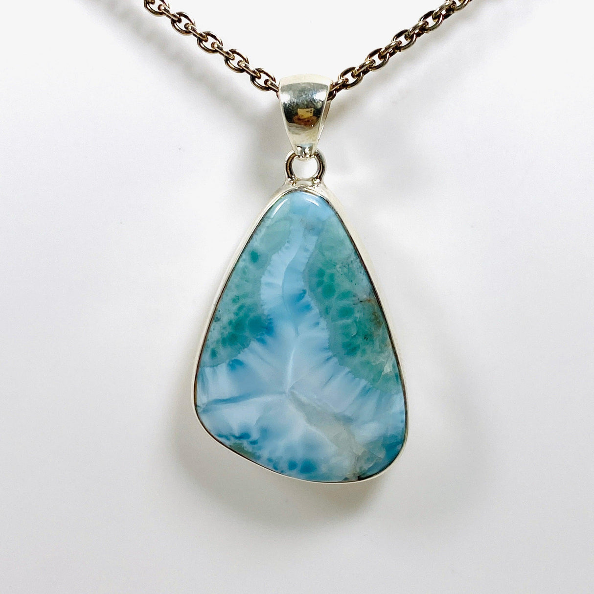 Larimar Teardrop Pendant KPGJ4164 - Nature's Magick