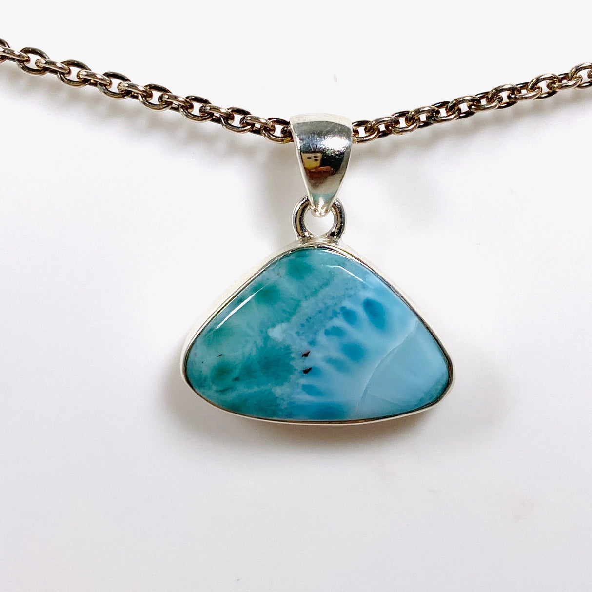 Larimar Teardrop Pendant KPGJ4165 - Nature's Magick