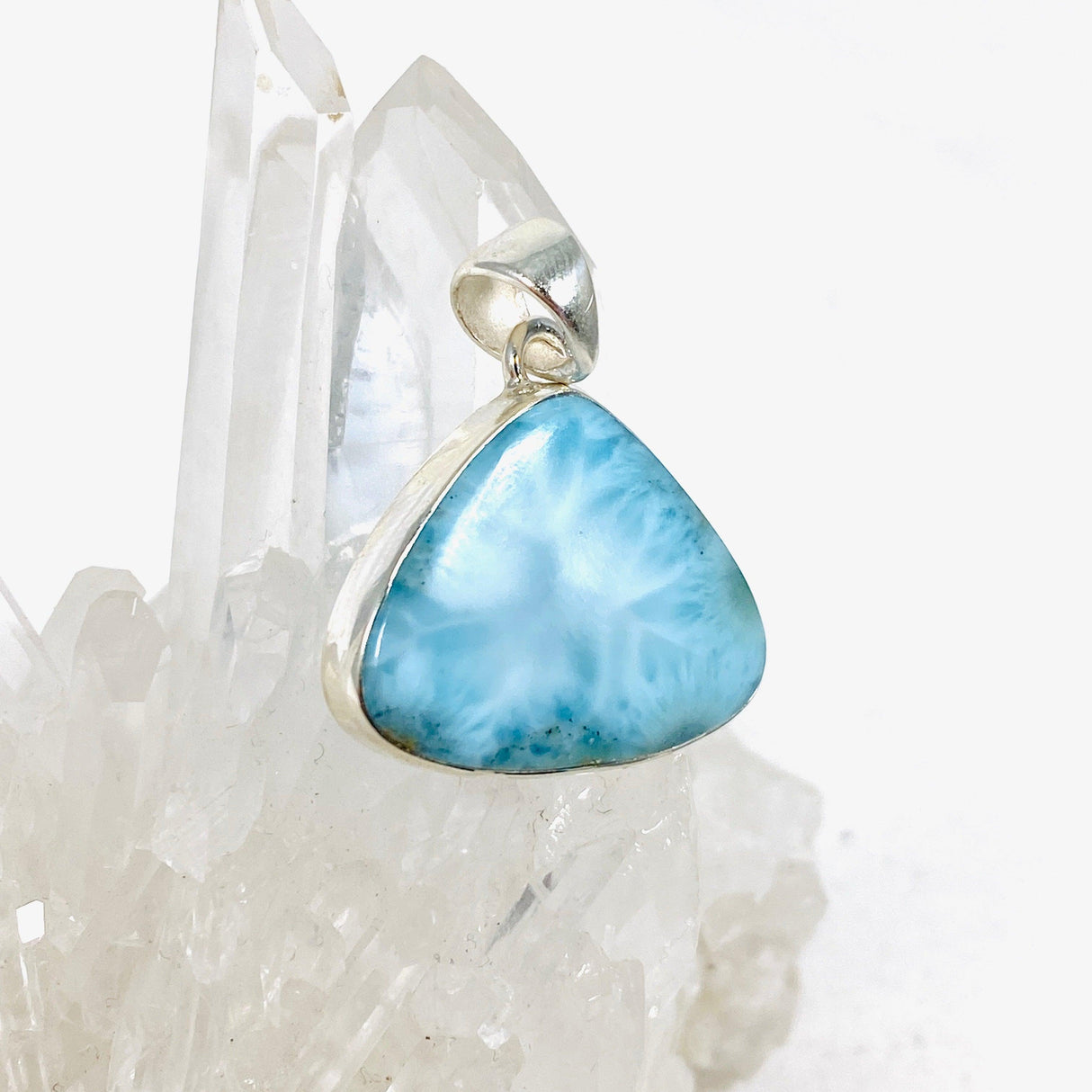 Larimar Teardrop Pendant KPGJ4166 - Nature's Magick