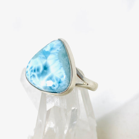 Larimar Teardrop Ring Size 8 KRGJ3088 - Nature's Magick