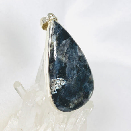 Larvikite teardrop pendant KPGJ3416 - Nature's Magick