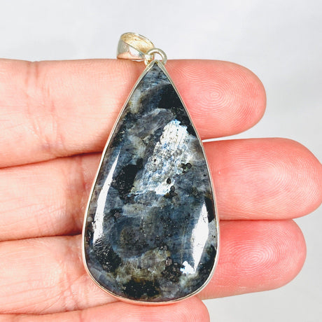 Larvikite teardrop pendant KPGJ3416 - Nature's Magick