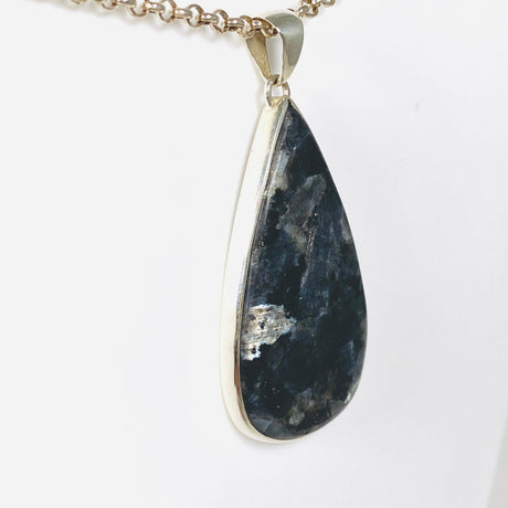 Larvikite teardrop pendant KPGJ3416 - Nature's Magick