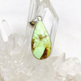 Lemon Chrysoprase Teardrop Pendant KPGJ4366 - Nature's Magick