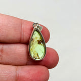 Lemon Chrysoprase Teardrop Pendant KPGJ4366 - Nature's Magick