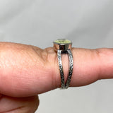 Lemon Quartz Faceted Oval Decorative Split Band Ring R3861 - Nature's Magick