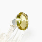 Lemon Quartz oval faceted ring s.11 KRGJ2351 - Nature's Magick