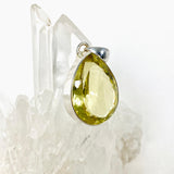 Lemon Quartz teardrop faceted pendant KPGJ3086 - Nature's Magick