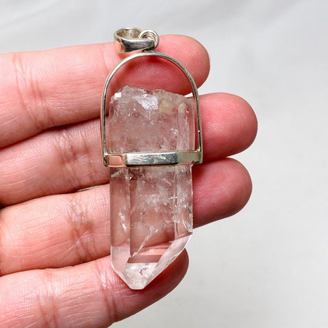 Lemurian Quartz Raw Crystal Pendant PPGJ721 - Nature's Magick