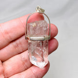 Lemurian Quartz Raw Crystal Pendant PPGJ721 - Nature's Magick