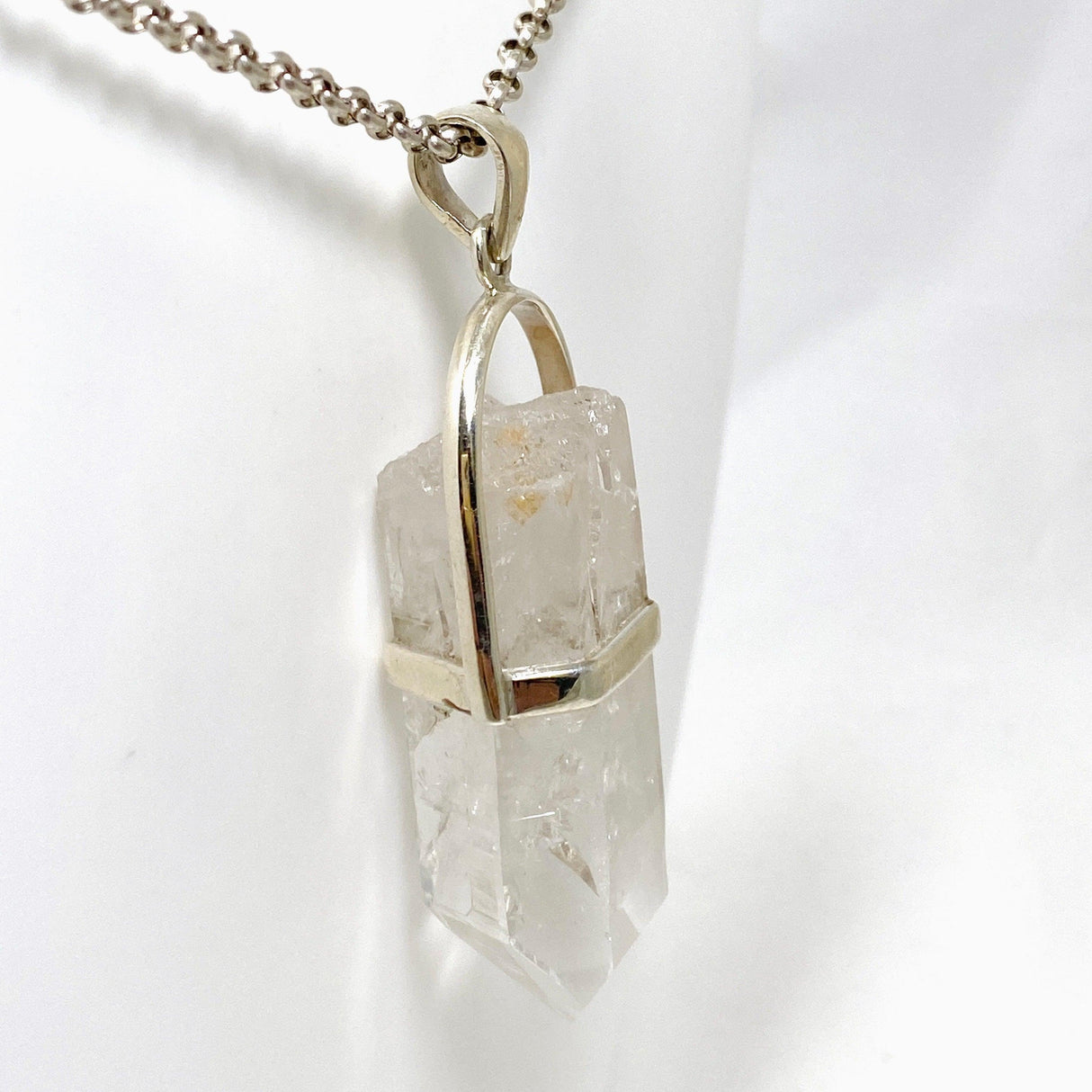 Lemurian Quartz Raw Crystal Pendant PPGJ721 - Nature's Magick