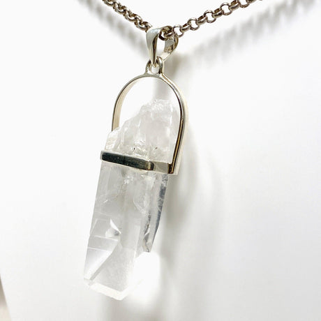 Lemurian Quartz Raw Crystal Pendant PPGJ722 - Nature's Magick