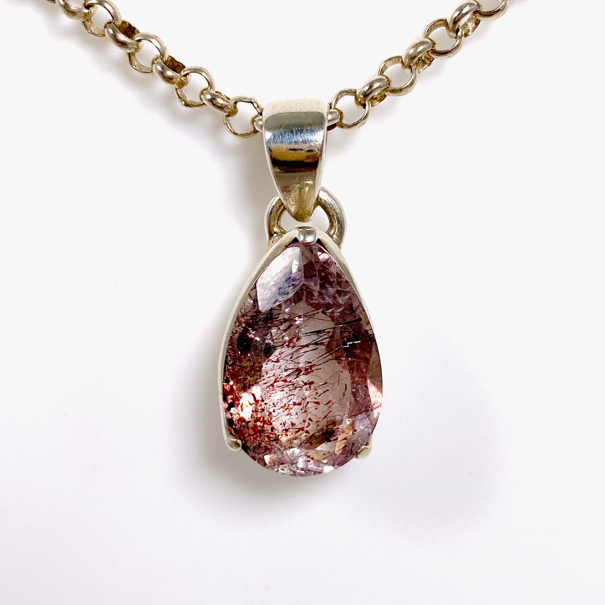 Lepidocrocite Teardrop Faceted Pendant PPGJ471 - Nature's Magick