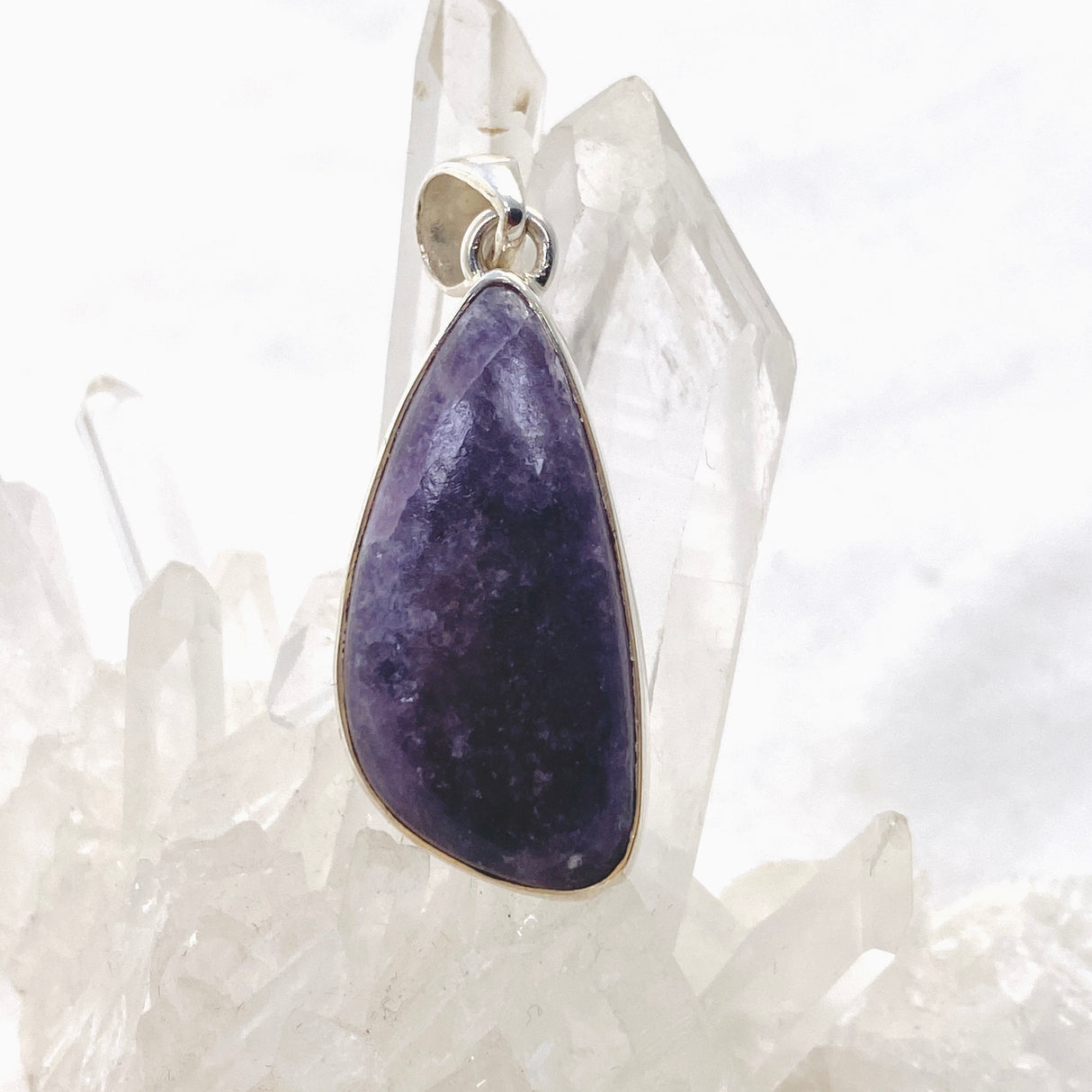 Lepidolite Freeform Cabochon Pendant KPGJ4614