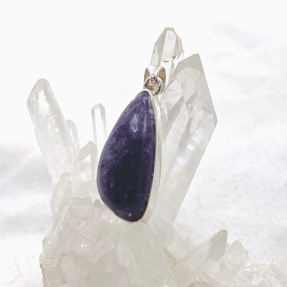 Lepidolite Freeform Cabochon Pendant KPGJ4614