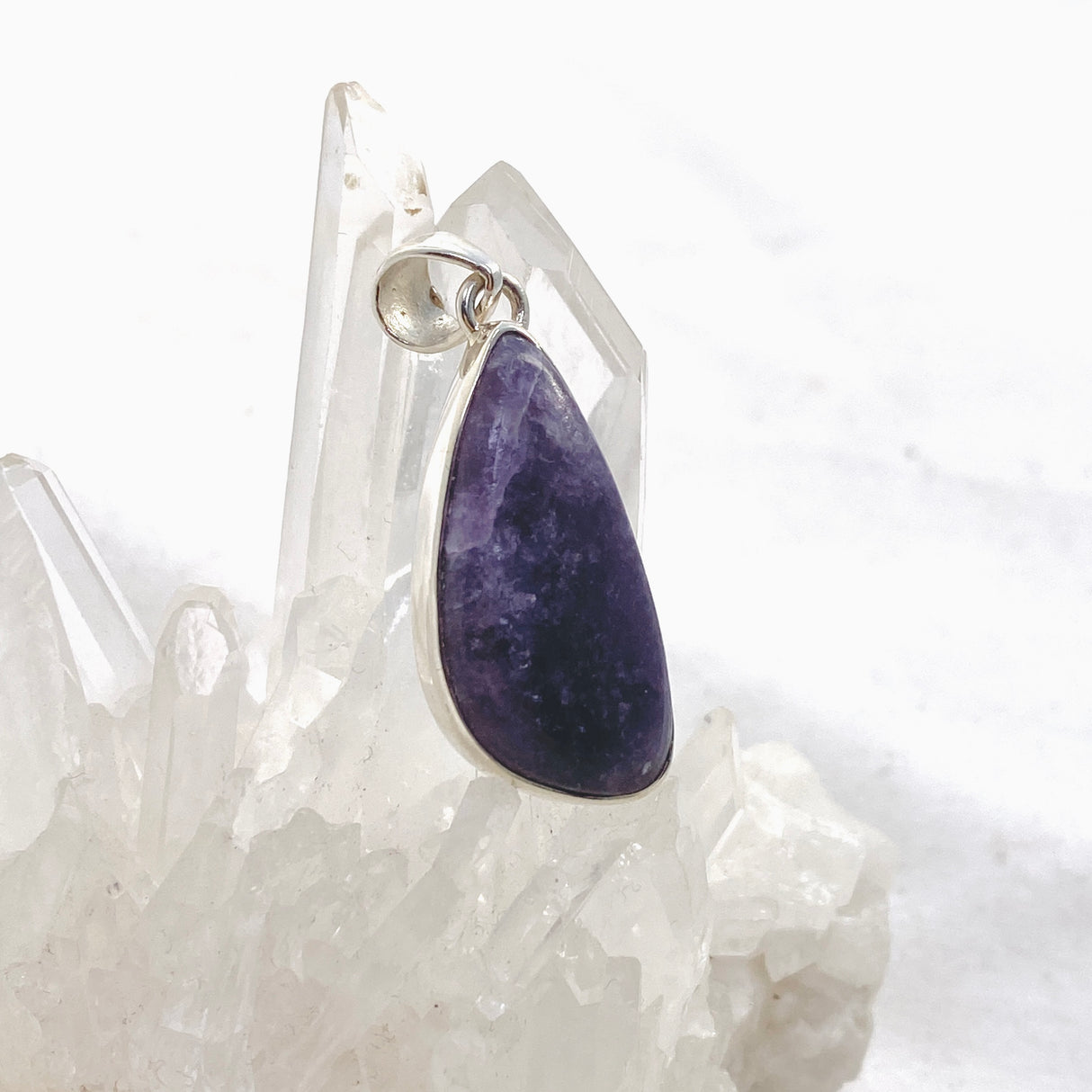 Lepidolite Freeform Cabochon Pendant KPGJ4614