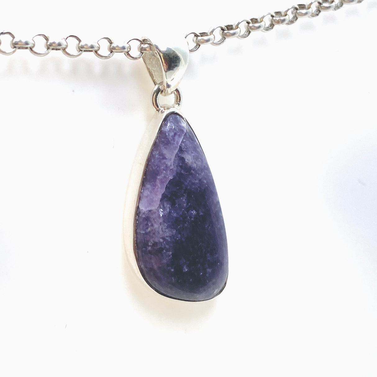 Lepidolite Freeform Cabochon Pendant KPGJ4614