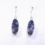 Lepidolite Oval Cabochon Earrings KEGJ1520