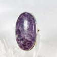 Lepidolite Oval Ring Size 10 KRGJ3072 - Nature's Magick