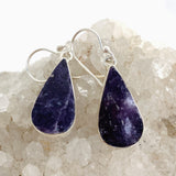 Lepidolite Teardrop Cabochon Earrings KEGJ1522