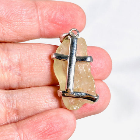 Libyan Gold Tektite Desert Glass pendant PPGJ636 - Nature's Magick