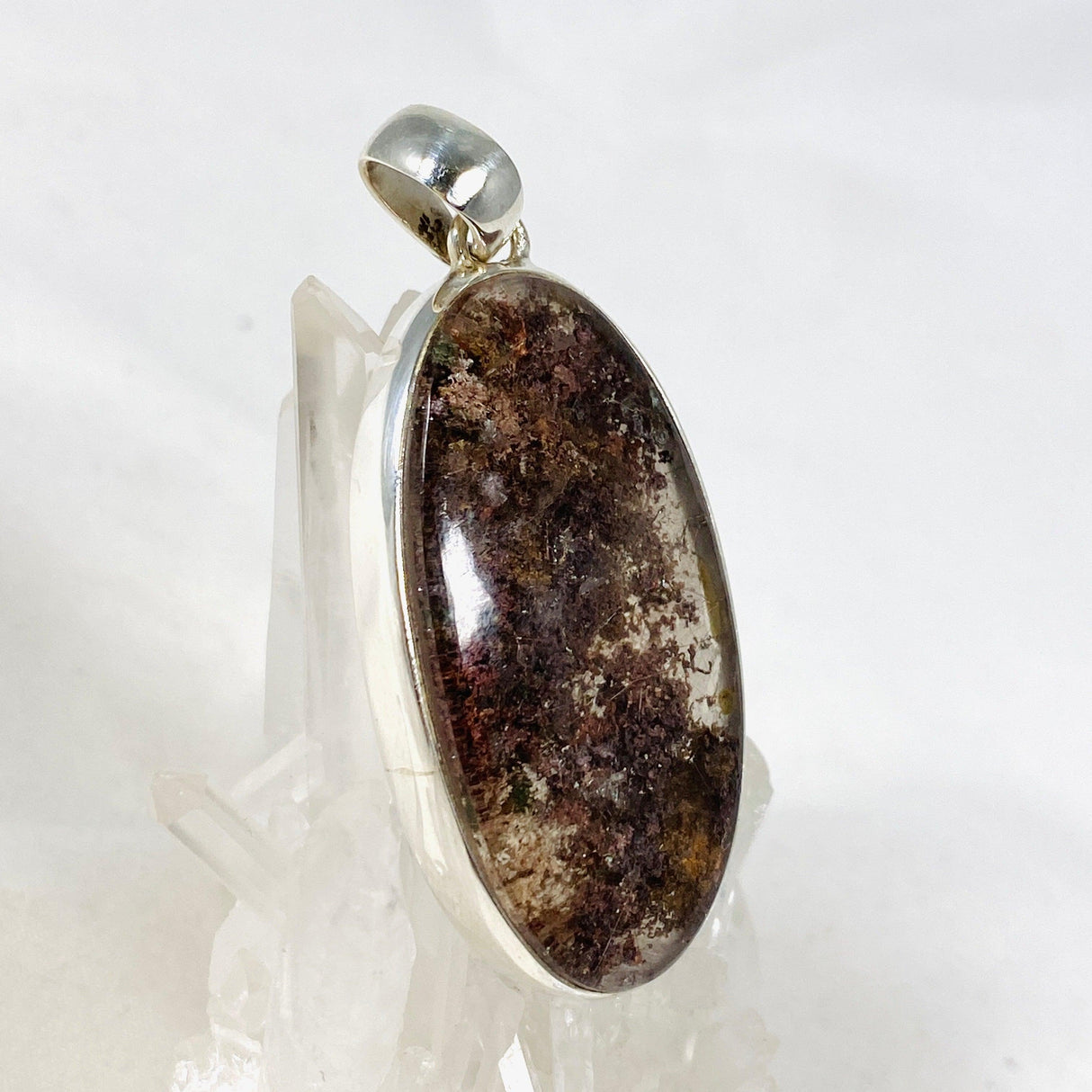 Lodolite (Garden Quartz) Oval Pendant PPGJ630 - Nature's Magick