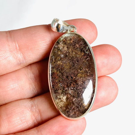 Lodolite (Garden Quartz) Oval Pendant PPGJ630 - Nature's Magick