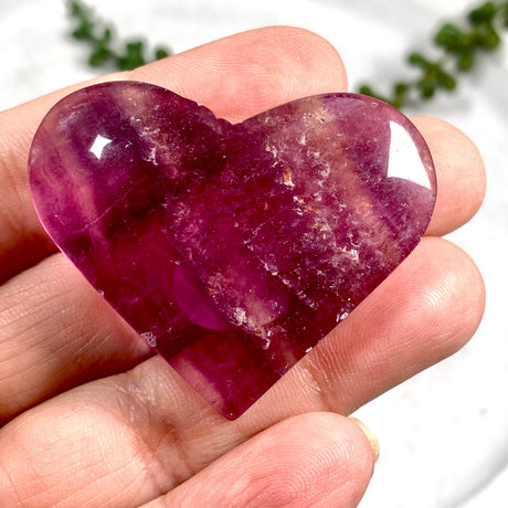 Magenta Fluorite Heart FLH-02 - Nature's Magick