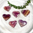 Magenta Fluorite Heart FLH-02 - Nature's Magick