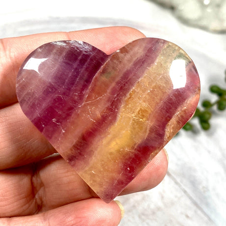 Magenta Fluorite Heart FLH-02 - Nature's Magick