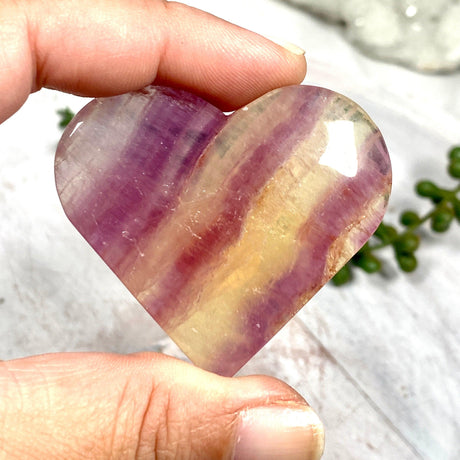 Magenta Fluorite Heart FLH-02 - Nature's Magick