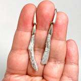 Magnesium Raw Crystal Earrings PEGJ342